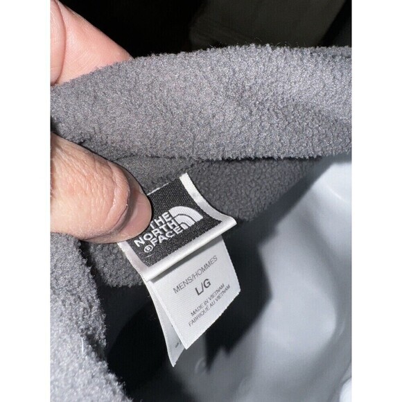 Mens The North Face TKA Glacier Fleece Full Zip Jacket NWOT Goblin Blue - Picture 4 of 6